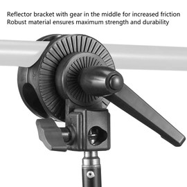 Grip Head Holder Mount for Studio Flash Reflector Boom, Photography Reflector Holder Adapter, Single Wheel Turntable for Flash Reflector Boom
