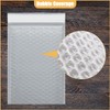 PRIMPKG 6in x 9in Bubble Mailer, Gray Poly Mailer, Padded