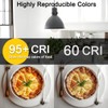 ILC G120 LED Large Globe Light Bulbs 15W, Compatible with