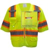 RK SAFETY High Visibility Sleeved Safety Vests with Strips Breathable