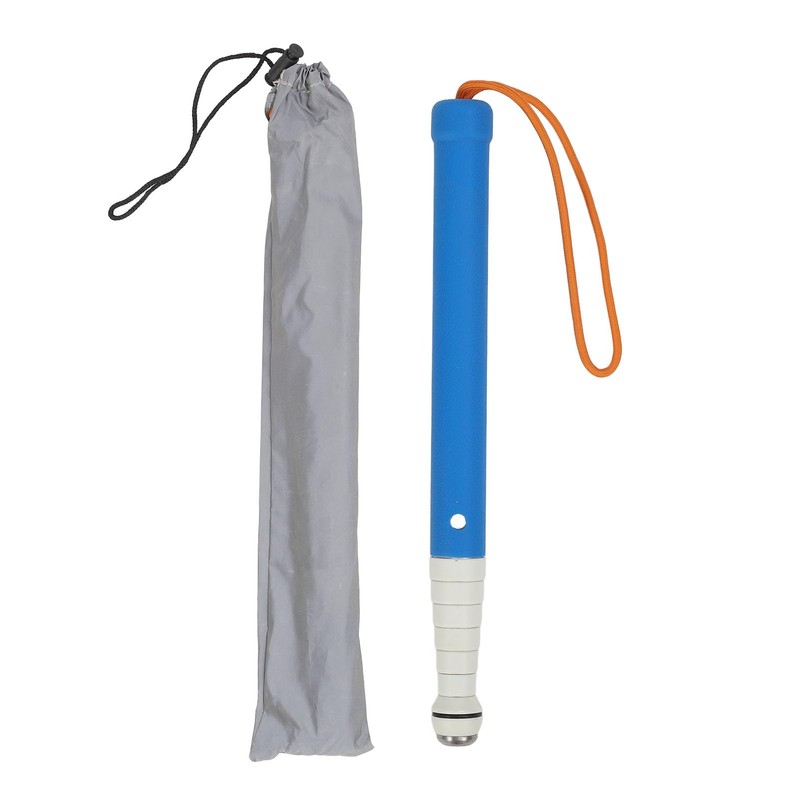 Telescoping Blind Cane, Portable Alloy Reflective Blind Walking Stic, Lightweight