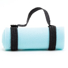 Dollhouse Miniature Blue Yoga Mat Exercise Fitness with Carrying Strap