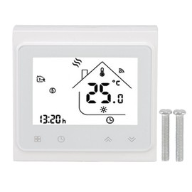 Smart Thermostat for Zigbee Mobile Phone App Voice Control Smart Remote Water Heating Thermostat AC 95‑240V White