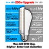 Big Size: 1.77x 5.90inches E26/E27 200W Equivalent LED Corn Light