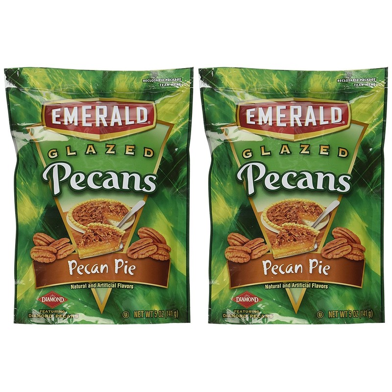 Emerald Glazed Pecans Non GMO Verified (Pack of 2)