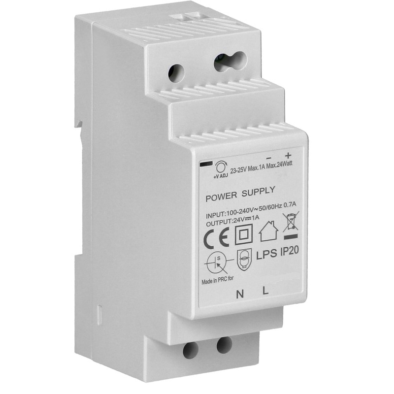 Miratic Power Supply for DIN Rail 1 A 24 W