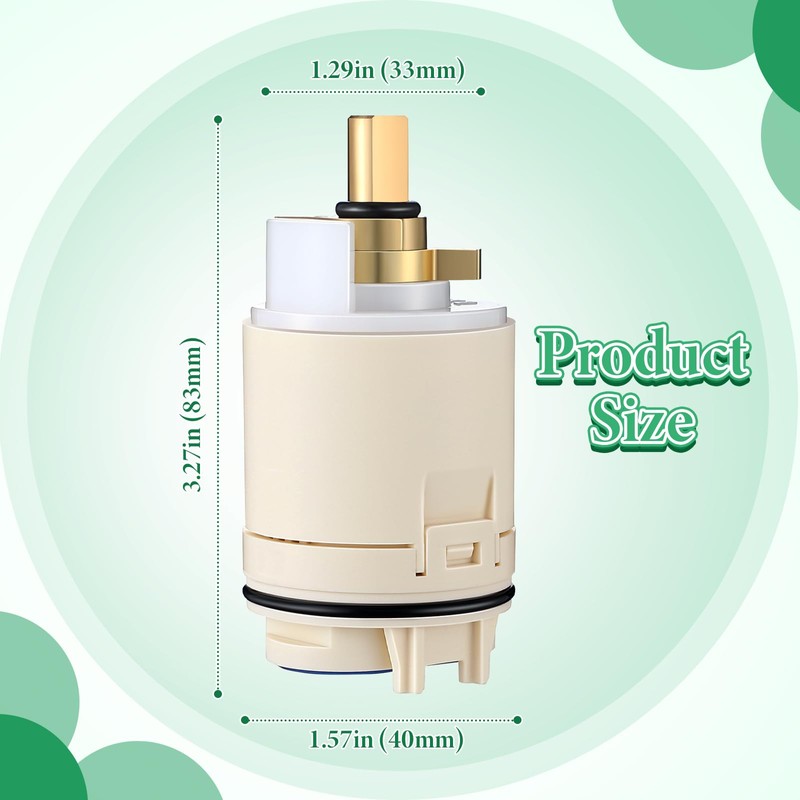 Enhon Single Function Pressure Balance Cartridge Replacement for RP70538, Shower