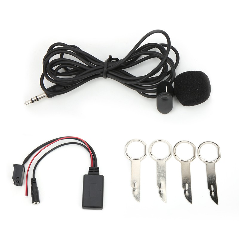 Bluetooth 5.0 AUX Cable Music Adapter Handsfree with Microphone Replacement