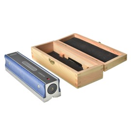 8 Inch Precision Level Machinist Tool 0.0002/10 Inch Accuracy Strip Level with Fitted Wooden Box