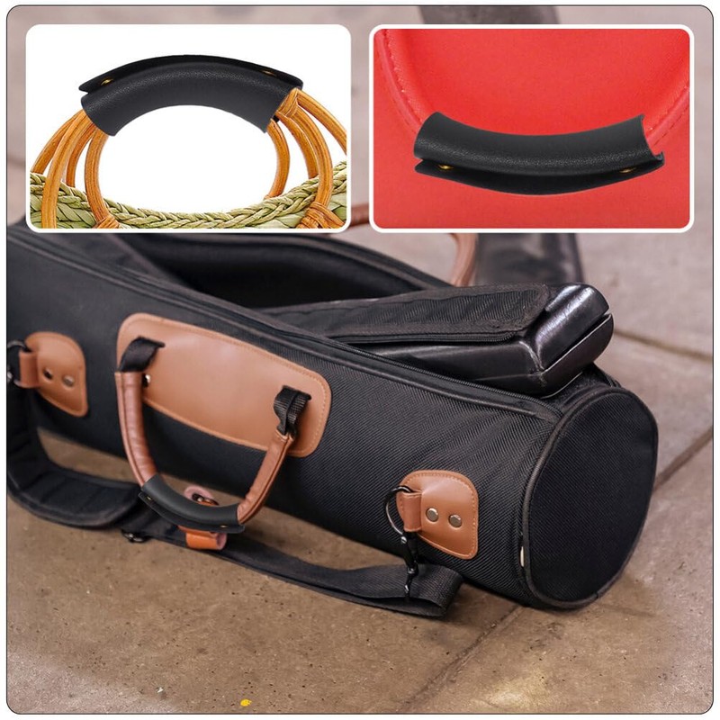 PACKOVE Leather Luggage Handle Wraps Handbag Handle Grip Protector Bag