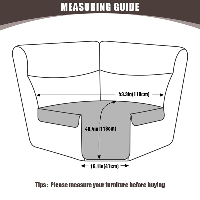 KinCam Oversized Recliner Sofa Covers, Non Slip Washable Slipcover for