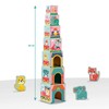 SES Creative 13142 - Stacking blocks tower with animal figures