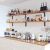 Heavy Duty Shelf Brackets 10 Inch, 6 Pack Floating Shelf