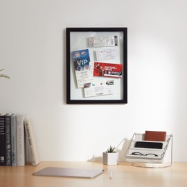 Umbra Frame for Displaying Documents, Diploma, Certificate, Photo or Artwork, 11 x 14 (floats 8-1/2 x 11), Black, 2 Count