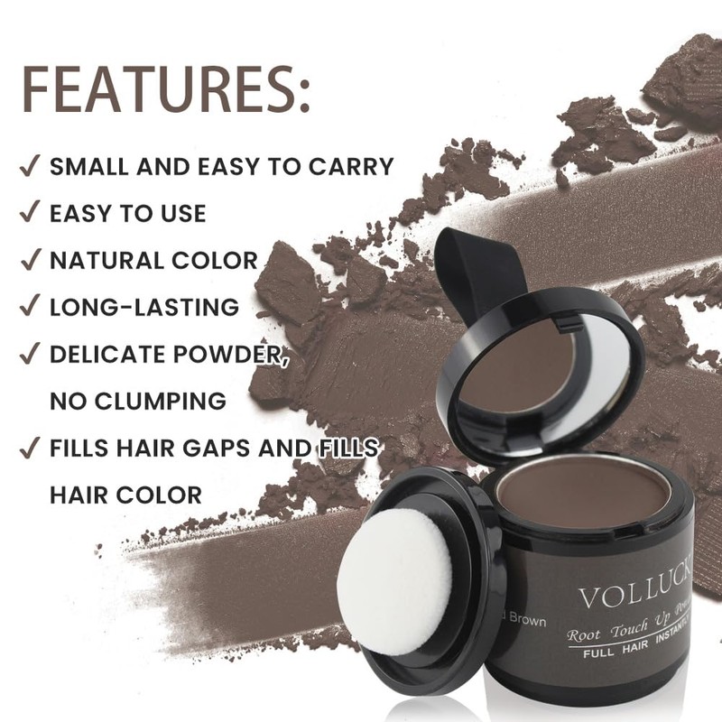 VOLLUCK Hair Shadow Powder for Women & Men - Root