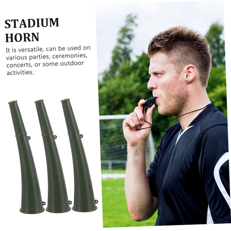 GANAZONO 5pcs Durable Cheering Horn Prop Multi Use Plastic Signal