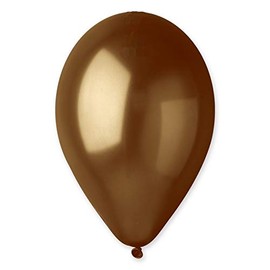 Toyland® Pack of 50-11 Inch Metallic Brown Latex Balloons - Party Decorations - Made in Italy