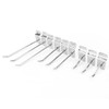 6" Pegboard Slatwall Single Hook Pin Shop Display Fitting Prong
