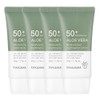 Kwalilnara Aloe Sun Cream SPF50+ PA++++ Sunscreen No White Casting 50ml, 4 Pieces / 과일나라 알로에 선크림 SPF50+ PA++++ 자외선차단제 백탁없는 50ml, 4개