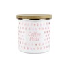 Purely Home Pink Polka Dots Spots Coffee Pods Canister -