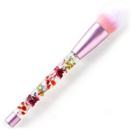 Gold Stone Herbarium Makeup Brush, Cheek Brush, Makeup, Cosmetics, Flower, Pink Pastel No. 3