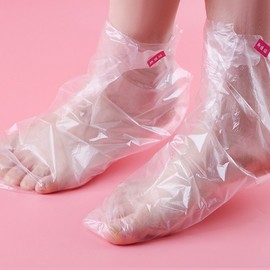 Disposable Vinyl Foot Moisturizing Socks (100 Pcs) - Hygienic Foot Care Covers Disposable Vinyl Socks (100 Pcs) 7ea