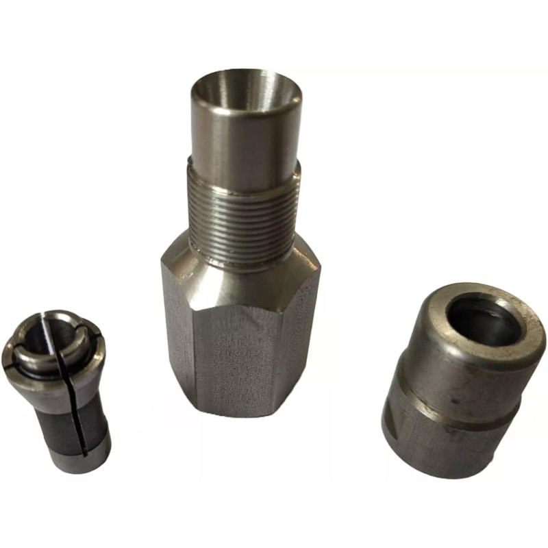 DRILAX FLAPPER ADAPTER STAINLESS STEEL 5/8 UNC Thread with 1/4"