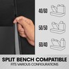 BDK PolyPro Car Seat Covers Full Set in Charcoal on