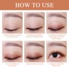 Xzeemo 6 Colours Liquid Eyeshadow Set, Diamond Sparkling Liquid Eyeshadow,
