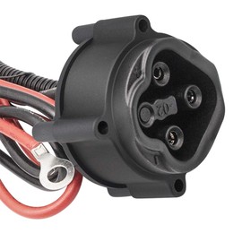 Panglong 48V MAC DC Charger Plug, Powerwise Receptacle Suitable for 2008-2010 Yamaha Electric Golf Carts, Replace OEM JR1-H235A-00, JW2-H6181-02