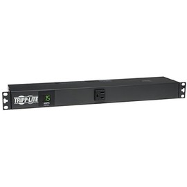 Tripp Lite Metered PDU, 15A, 13 Outlets (5-15R), 120V, 5-15P, 100-127V Input, 15 ft. Cord, 1U Rack-Mount Power, 2 Year Warranty (PDUMH15)