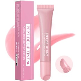Lip Jam Brillo de Labios Hidratante Labial Voluminizador Bálsamo Labial de Larga Duración Tinte Labial Transparente Hidratante con Péptidos para Mujeres y Niñas, Labios No Pegajosos (1#)