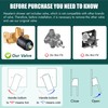 Heyalan Shower Faucet Set Square Stainless Steel Bathroom Rainfall Shower
