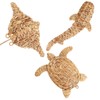 Threehoney 3 Pcs Boho Beach Wall Decor Summer Coastal Wicker
