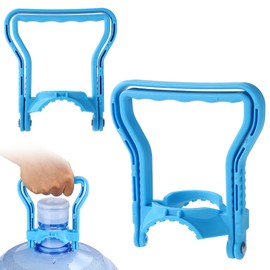 Lyreh 2pcs Heavy Duty Water Jug Handles, Plastic Ergonomic Heavy Duty Water Bottle Handles Practical Lifting Holder Accessories for Standard 5 Gallon Jugs (Blue)