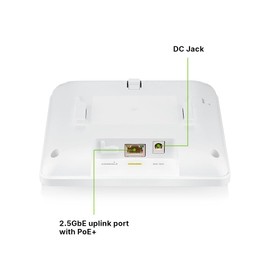 Zyxel 4-Stream Dual Radio WiFi 7 BE5100 Access Point | For Small Businesses | Captive Portal & 802.1X/RADIS Support | Smart Mesh MLO | Nebula App/Cloud or Standalone [NWA90BE]