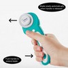 45mm Rotary Cutter for Fabric with 8pcs Rotary Blades, Rolling