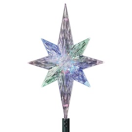 KSA 11" Lighted LED Color Changing Star Christmas Tree Topper - Multi Lights