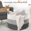 Maliton Large Blanket Basket, 22" X 22" X 14" Woven