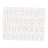 NOLITOY Alphanumeric Stencil Set Numbers Letters Mold for DIY Jewelry