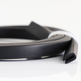 5ft-Automotive Door U Shape Entry Edge Guard-Flexible PVC-Weather Proofing for Caravan,Car,Replace,Home Applications-Protector for Sharp,Rough Surfaces-Easy to Install (1/4”x 3/8”)