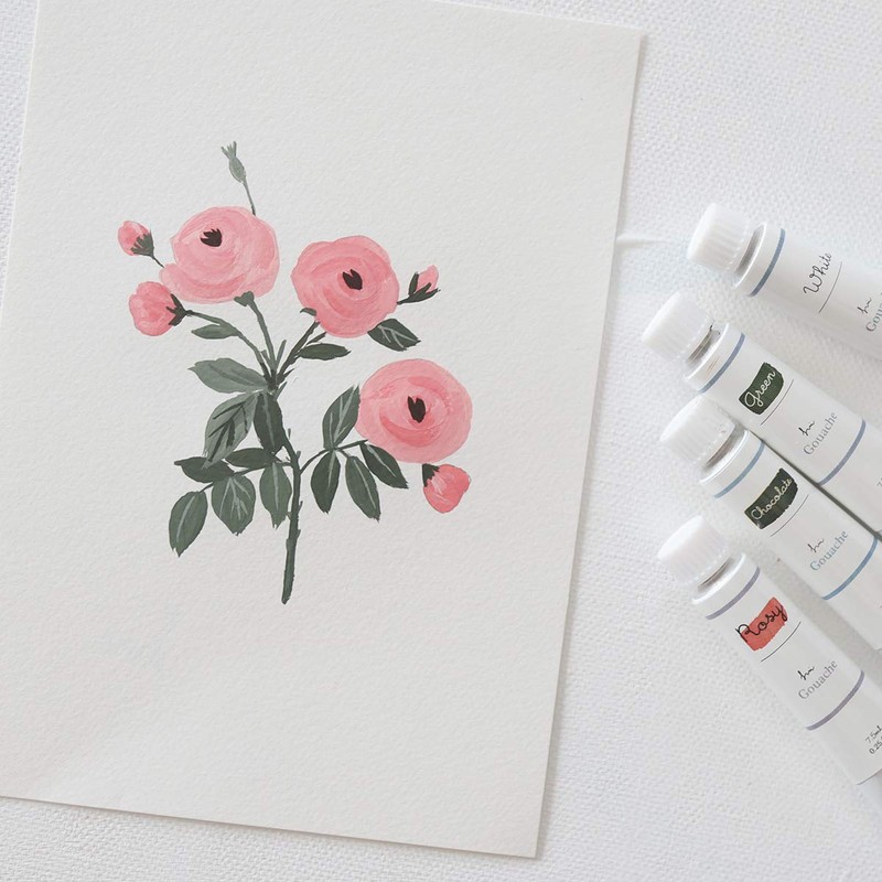 SUI Gouache Sets | Adorable Pastel Color 12 Watercolor Paint