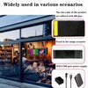 LED Car Sign Professional 13.7x4.0inch Thin Waterproof Scrolling Programmable Flexible