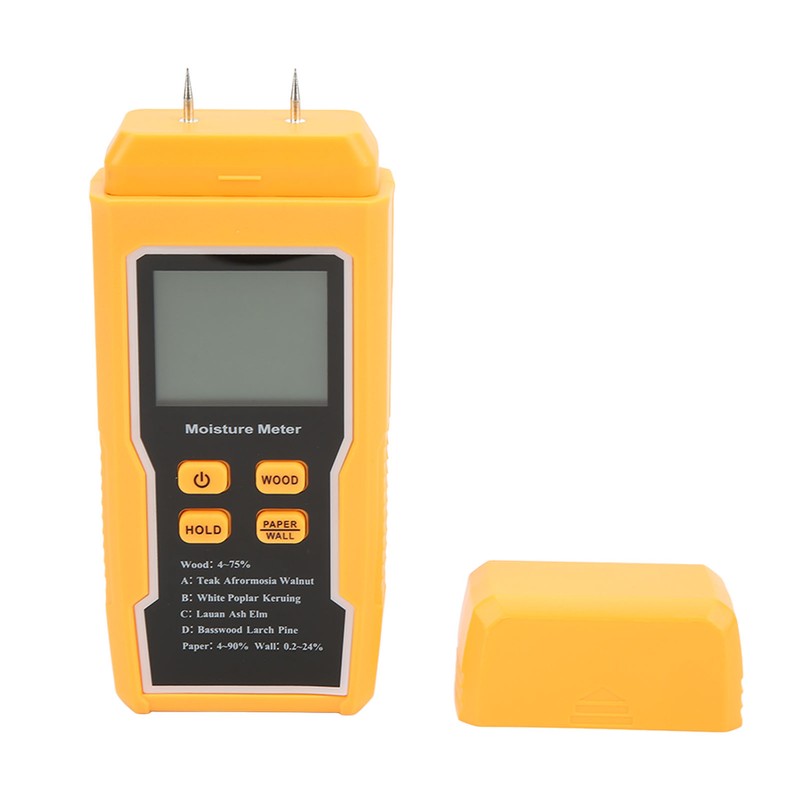 Wood Moisture Meter Humidity Tester Pin Type Large LCD Display