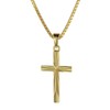 trendor Cross Pendant Gold 333/8 K 22 mm with Gold-Plated