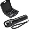 STURME LED Tactical Flashlight,5 Modes Ultra Bright Zoomable IP65 Water-Resistant