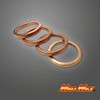 Zephyr 400/Zephyr 750/z400fxetc mahura-gasuketto Thick Type (Pack of 4) MM10
