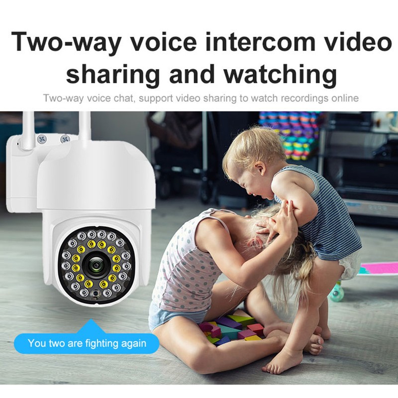 1080P Smart WiFi Camera System Waterproof Wireless Monitor Camera 355°Rotatable