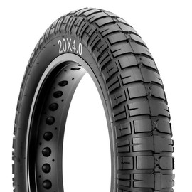 Hycline Ebike Fat Replacement Tire: 20x4.0/20x4.5/20x5.0/26x4.0 Inch Folding Puncture Resistant Fat Tires for Electric Bike, MTB, Heavy Duty, e bike - Size: 20x4.0 inch