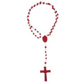 Plastic Economy Rosary - Made in Italy (Red)